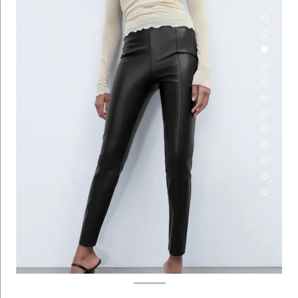 FAUX LEATHER LEGGINGS
